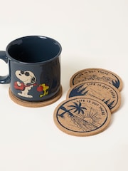 FATFACE – bedruckte Bierdeckel aus Kork - Bild 3 von 3