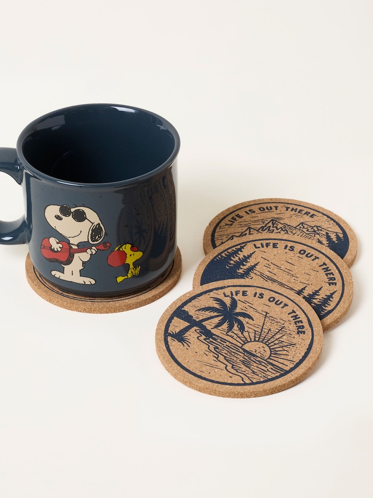 FATFACE – bedruckte Bierdeckel aus Kork - Bild 3 von 3 FATFACE – bedruckte Bierdeckel aus Kork - Bild 3 von 3