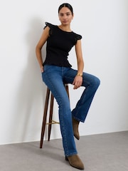 bleu foncé - Jean bootcut FatFace - Image 5 de 8