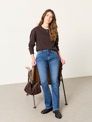 bleu foncé - Jean bootcut FatFace - Image 7 de 8