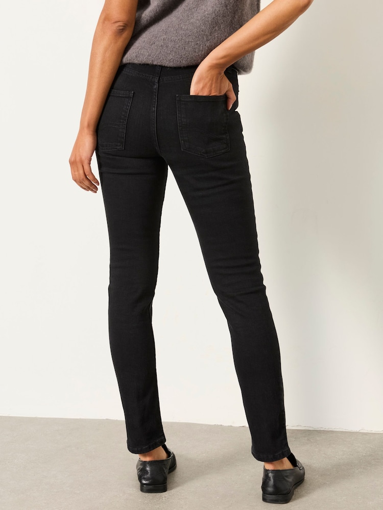 FatFace Shenley Black Petite Slim leg Jeans - Image 2 of 7