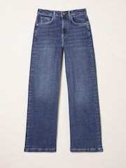 FatFace Welling Indigo Blue Petite Wide leg Jeans - Image 5 of 7
