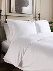 Hotel Pure Luxury White 4 Star Luxury Duvet Cover Set - Image 2 of 8