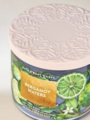 Bath & Body Works Bergamot Waters 3 Wick Candle 411g - Image 2 of 3