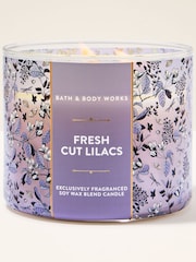 Bath & Body Works Fresh Cut Lilacs 3 Wick Candle 411g - Image 1 of 2