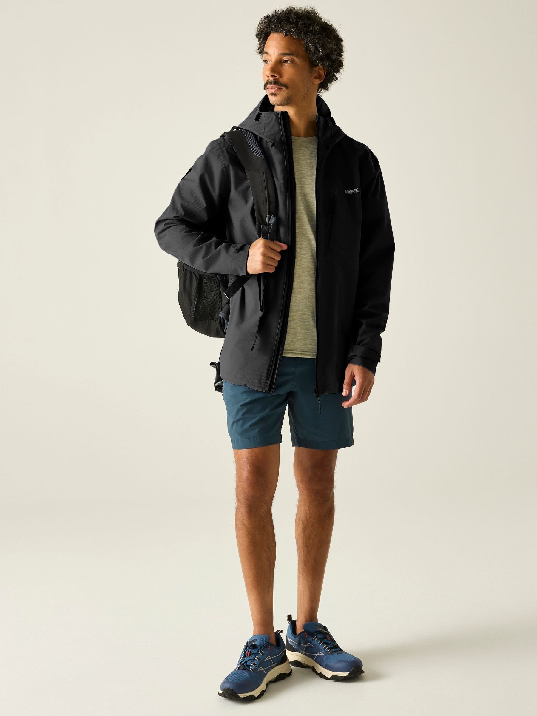 Regatta Men's Black Oklarna Waterproof Jacket - Image 4