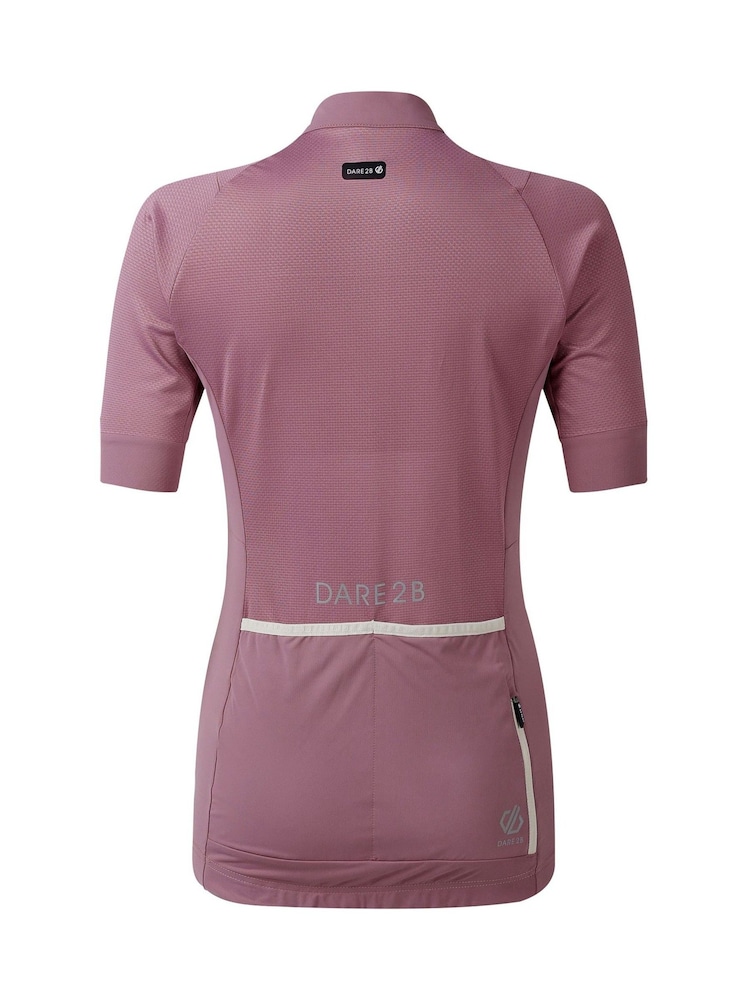 Dare 2b Pink Lightning Short Sleeve Cycle Jersey - Image 9 of 9 Dare 2b Pink Lightning Short Sleeve Cycle Jersey - Image 9 of 9