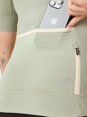 Dare 2b Green Lightning Short Sleeve Cycle Jersey - Image 5 of 9