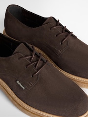 Barbour® Chocolate Brown Harefield Derby Shoes - Image 4 of 5