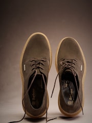 Barbour® Chocolate Brown Harefield Derby Shoes - Image 5 of 5