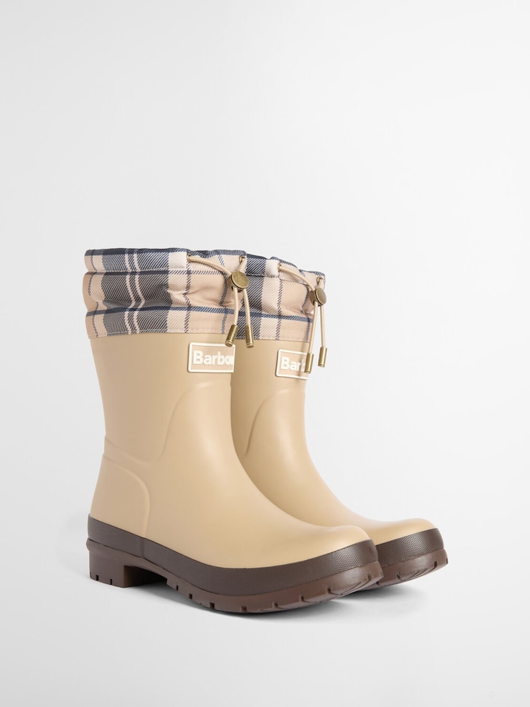 Barbour® Cream Mowbray Mid Wellies - Image 2 of 6