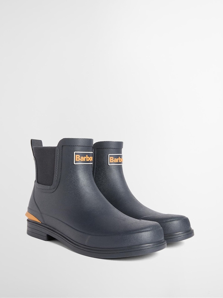 Barbour® Blue Corbridge Slippers - Image 2 of 7 Barbour® Blue Corbridge Slippers - Image 2 of 7