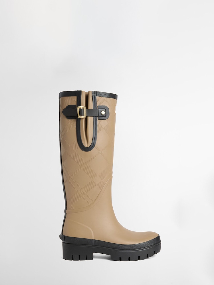 Barbour® Leighton Tartan Tall Wellies - صورة 1 من 7 Barbour® Leighton Tartan Tall Wellies - صورة 1 من 7