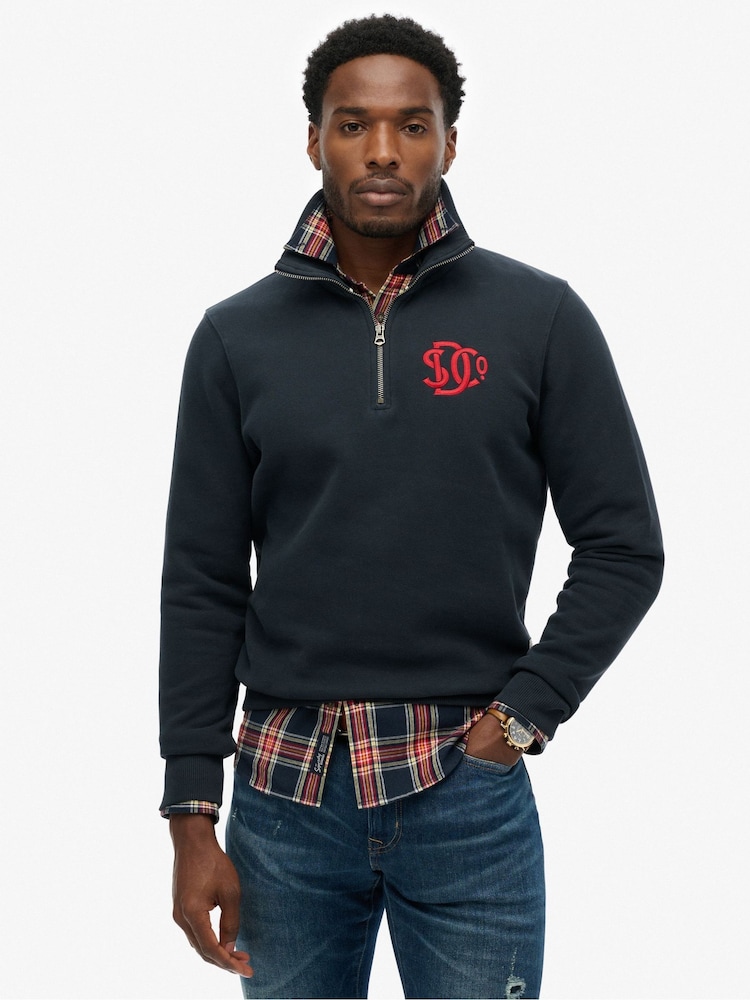 أزرق - سويت شيرت من Superdry - صورة 1 من 5