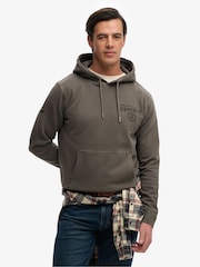 Superdry Grey Tokyo Narrative Loose Hoodie - Image 1 of 6