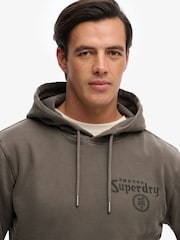 Superdry Grey Tokyo Narrative Loose Hoodie - Image 4 of 6