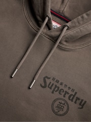 Superdry Grey Tokyo Narrative Loose Hoodie - Image 6 of 6