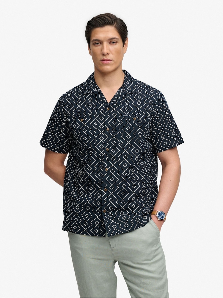 Superdry Premium Printed Beach Shirt - Obraz 1 z 8