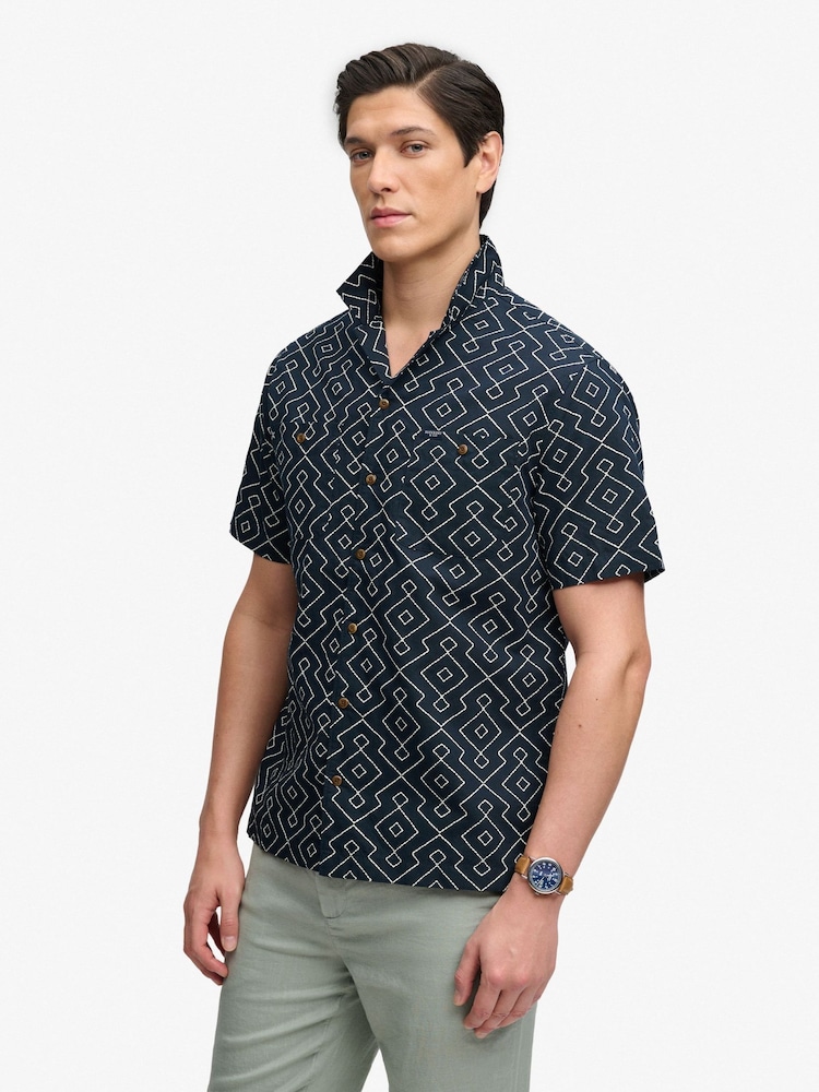 Superdry Premium Printed Beach Shirt - Obraz 2 z 8