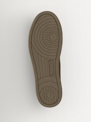 AUTRY Natural Medalist Leather & Suede Bicolour Low Top Trainers with Contrast Double Lace - Image 5 of 7