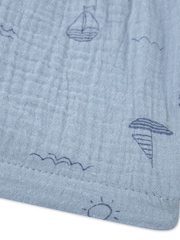 Sininen - Huggies Shirt, Shorts & Hats 3 Piece Set - Kuva 3 / 3