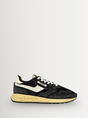 AUTRY Black Reelwind Mesh & Suede Trainers - Image 1 of 6