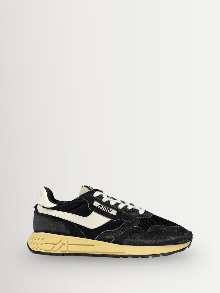 AUTRY Black Reelwind Mesh & Suede Trainers - Image 1 of 6 AUTRY Black Reelwind Mesh & Suede Trainers - Image 1 of 6