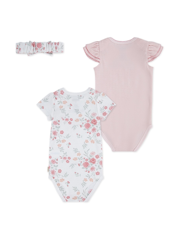 Rosa - Huggies bodyer og pannebåndsett 2 pakke - Bilde 2 av 4