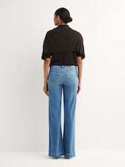 Paige Cinerama Leenah 32" Wide Leg Jeans - Image 3 of 7