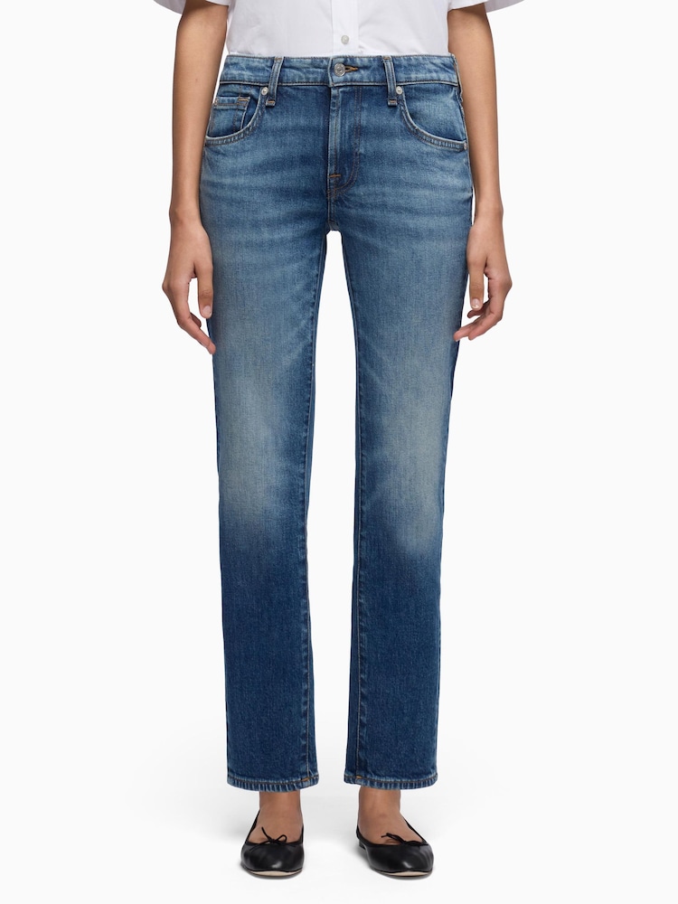 7 For All Mankind Low Rise Cigarette Explorer Jeans - Image 2 of 6 7 For All Mankind Low Rise Cigarette Explorer Jeans - Image 2 of 6