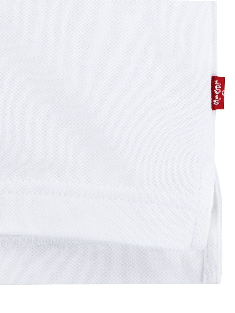 Levi's® White Batwing Polo Short Sleeve T-Shirt - Image 10 of 10