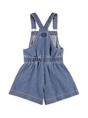 Levi's® Blue Tie Waist Logo Dungaree - Image 2 of 3
