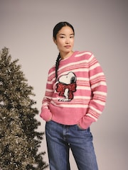 Pink/Red Family Matchback Christmas Jumper - Image 1 of 11