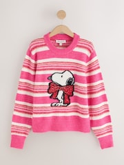 Pink/Red Family Matchback Christmas Jumper - Image 8 of 11