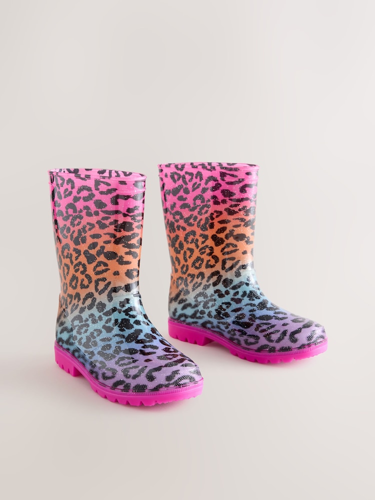 Rainbow Leopard Print - Botas de agua - Imagen 1 de 5