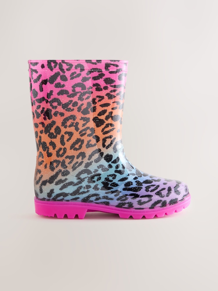 Rainbow Leopard Print - Botas de agua - Imagen 2 de 5