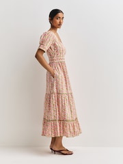 Pink City Prints Moghul Border Evelyn Dress - Image 3 of 10