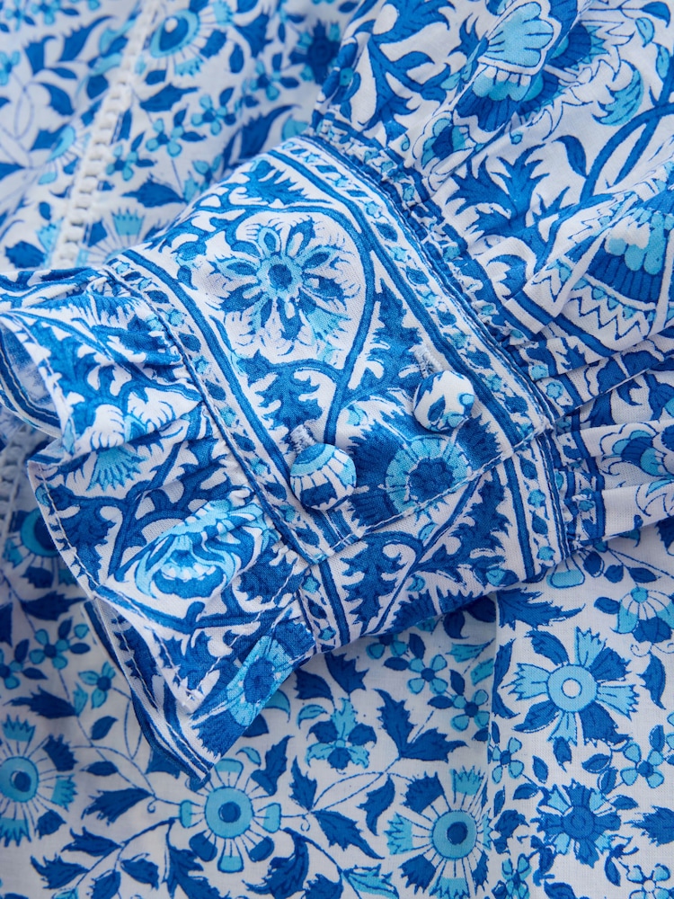 Pink City Prints Azure Nettie Blouse - Image 10 of 10