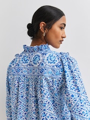 Pink City Prints Azure Nettie Blouse - Image 6 of 10