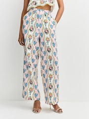 Pink City Prints Vintage Bouquet Gabi Trousers - Image 6 of 11