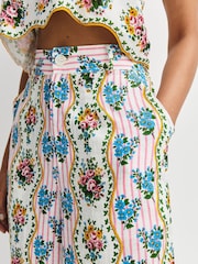 Pink City Prints Vintage Bouquet Gabi Trousers - Image 7 of 11