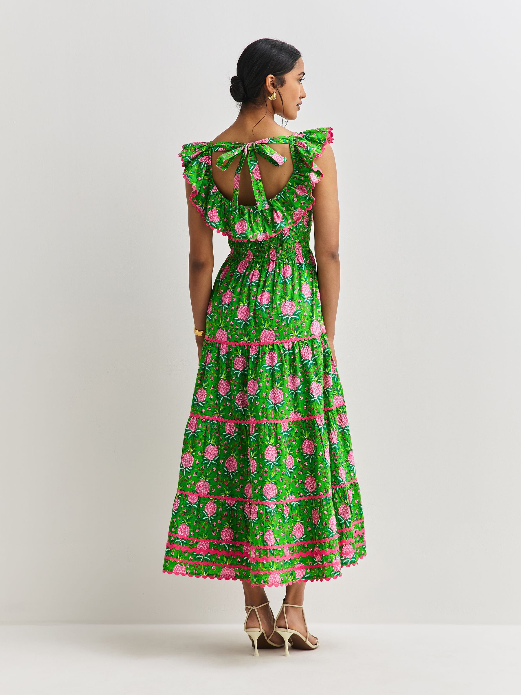 Buy Pink City Prints Lime Pineapple Susie Dress from Next USA