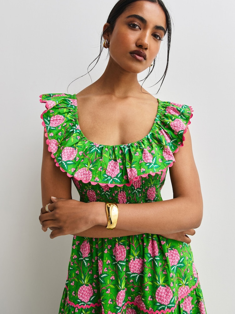 Buy Pink City Prints Lime Pineapple Susie Dress from Next USA