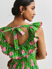Pink City Prints Lime Pineapple Susie Dress - Image 6 of 10