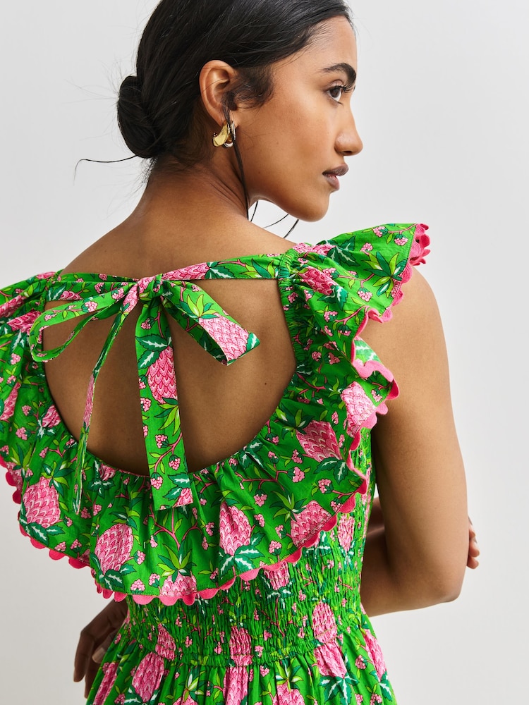 pink city prints susie dress Pink City Prints Susie Dress Striped / L
