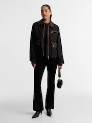 Barbour International Brown Donnington Wax Jacket - Image 2 of 5