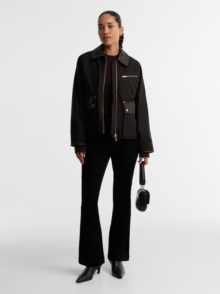 Barbour International Brown Donnington Wax Jacket - Image 2 of 5 Barbour International Brown Donnington Wax Jacket - Image 2 of 5