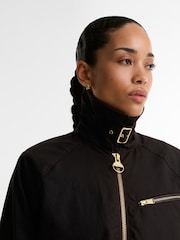 Barbour International Brown Donnington Wax Jacket - Image 4 of 5
