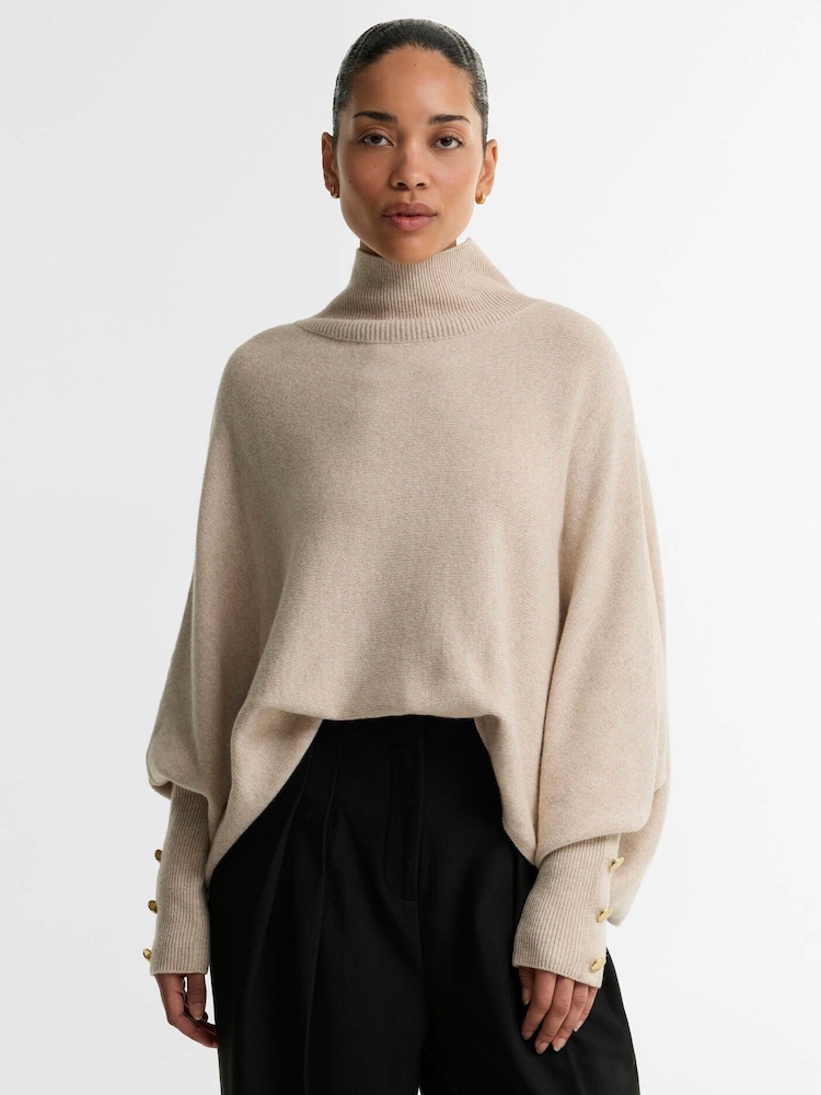 Barbour International White Lilah Knitted Jumper - Image 1 of 5 Barbour International White Lilah Knitted Jumper - Image 1 of 5