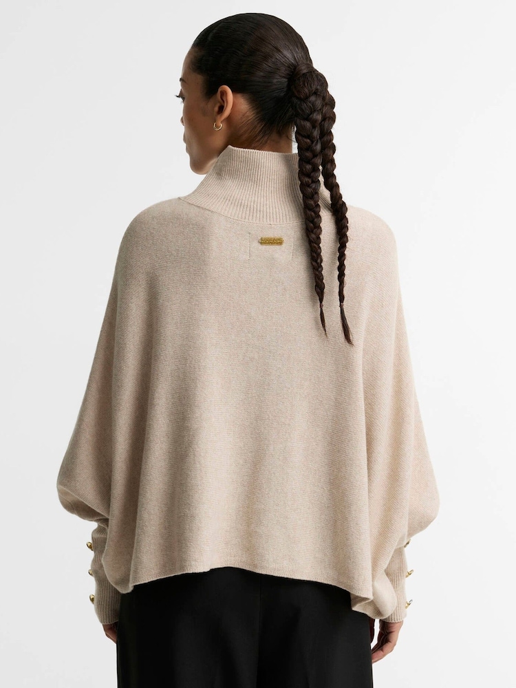 Barbour International White Lilah Knitted Jumper - Image 2 of 5 Barbour International White Lilah Knitted Jumper - Image 2 of 5